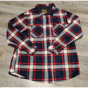 Anchorage Expedition Brand Flannel Plaid Sherpa Shirt Jacket Men’s Size 2XB